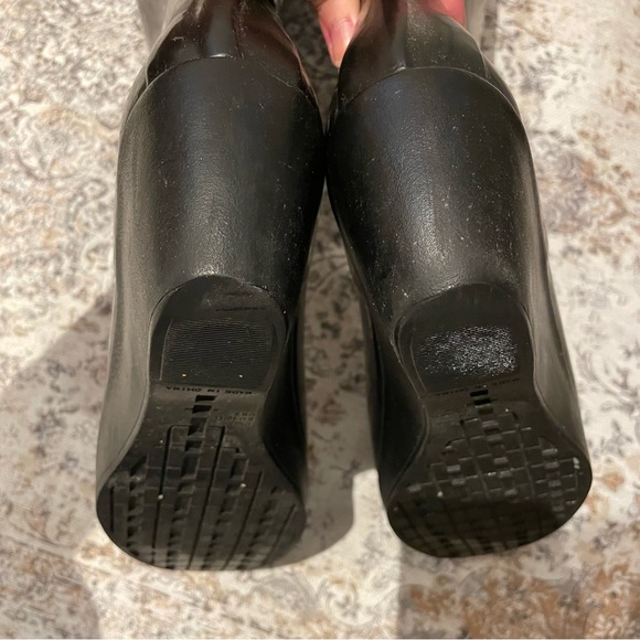 Hunter moss wedge heeled boots - Picture 10 of 11